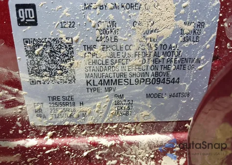 2023 Buick Encore Gx Select Awd from USA, damaged, VIN KL4MMESL9PB094544